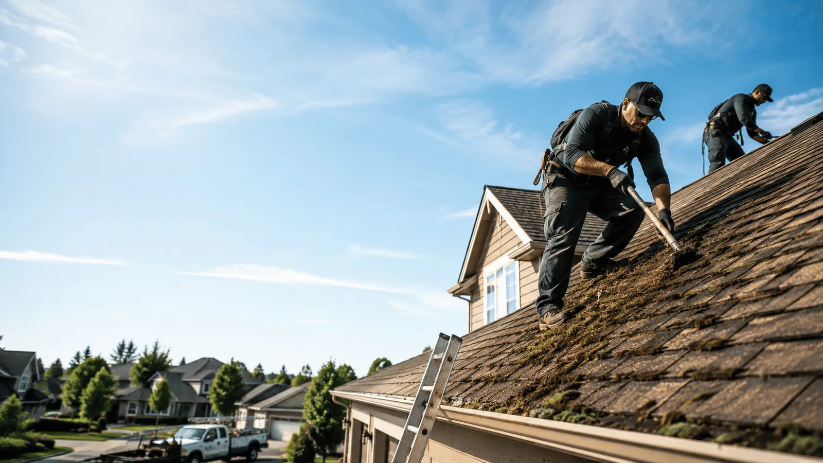 Roof Moss Removal in Oak Forest, IL near me